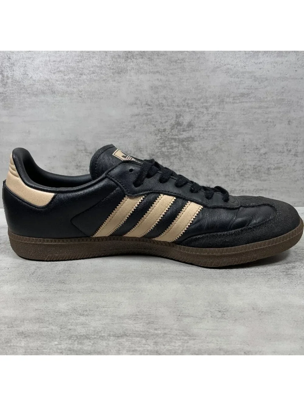Adidas Samba OG Sneakers - Men's Size 10.5 - Black Beige
